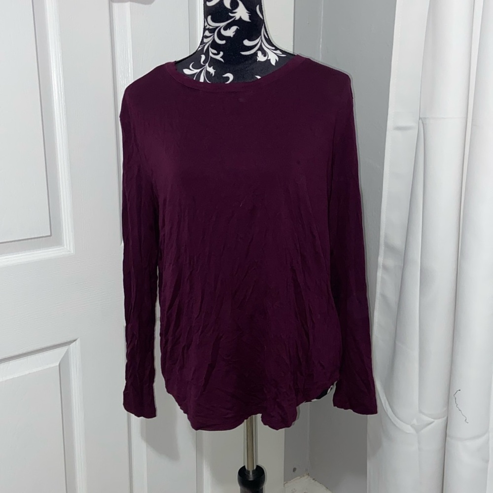 GAP long sleeve luxe tee